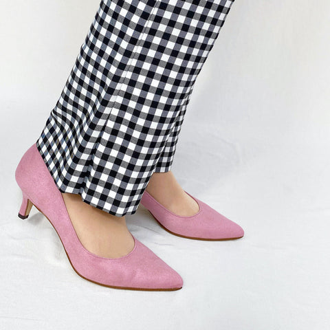 30%OFF：iCoN COLORS：ポインテッドトゥ スエード パンプス（C57172）SパープルS/mamian（マミアン）