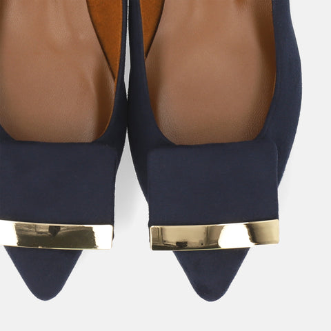 2023SS: Accent Buckle Flat Shoes (m17006) Black