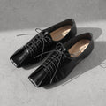 2026SS：レースアップフラットシューズ（m10311）ブラック/mamian（マミアン）