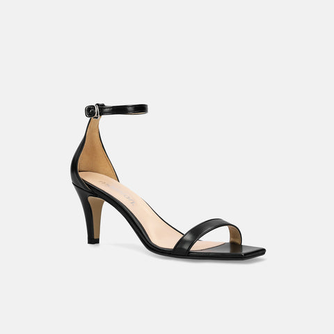 15% OFF: 2024SS: Simple Strap Sandals (735) Black